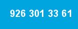 926 301 33 61